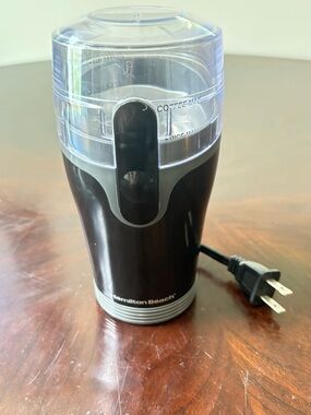 Hamilton Beach Clear & Silver Coffee Grinder Bowl